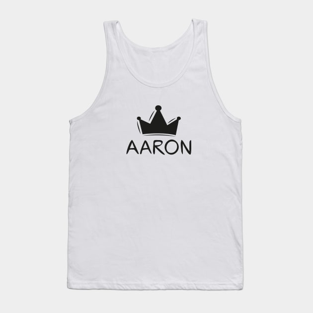 Aaron name, Sticker design. Tank Top by khaled